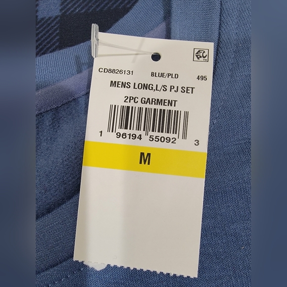 Cuddl Duds Men's 2-Piece Cozy lodge Pajama Set - Picture 3 of 4